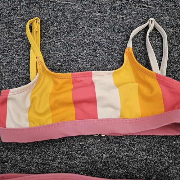 Swimzip bikini set size 4T ( runs small) be bold color - Picture 3 of 7